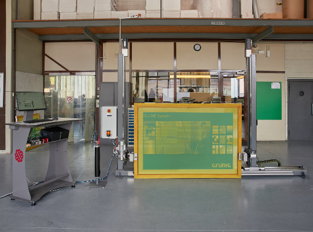 Inspeção e acondicionamento de ecrãs